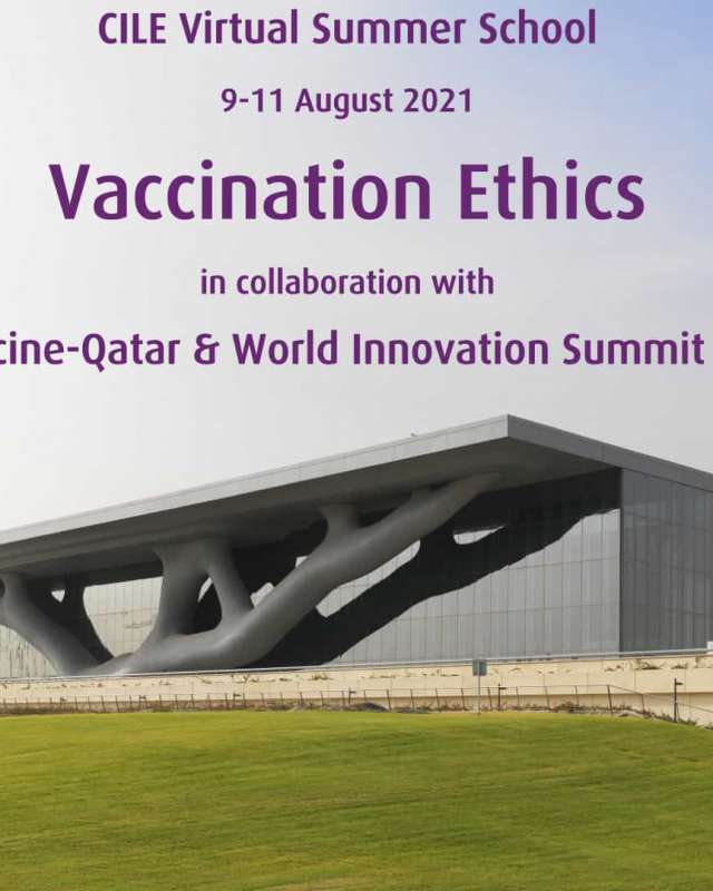 Apply now to CILE Online Summer School 2021 on "Vaccination Ethics"